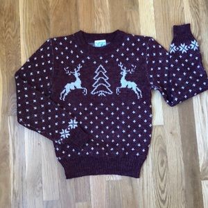 VINTAGE reindeer sweater